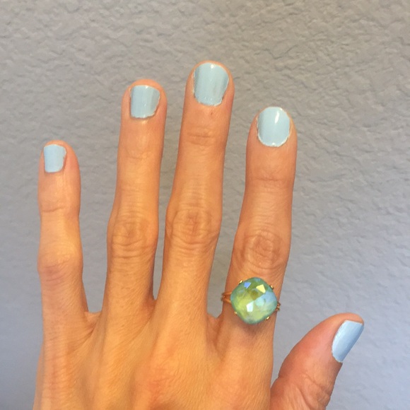 Aquamarine Crystal Ring - Picture 10 of 12